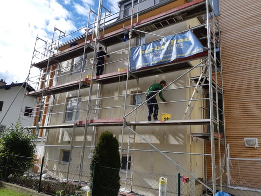 FASSADENSANIERUNG - PERTHALERGASSE WDVS Baumeister Gerhard Bucher, Tirol