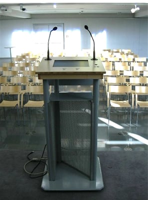 speakers desk