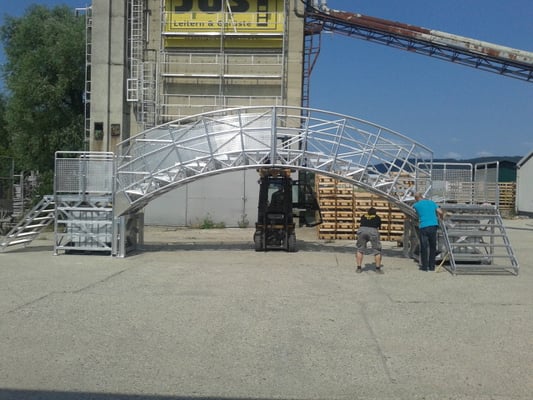 Cart Bogenbrücke - Realisierung