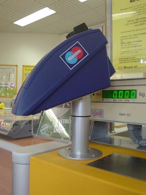 bankomat checkout holder