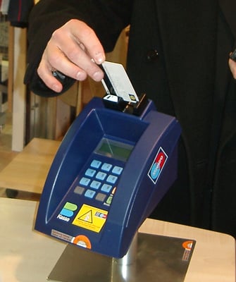 bankomat checkout holder