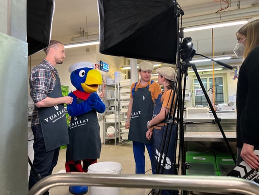 In der Bäckerei Vuaillat lernen wir die Hefemutter kennen. 