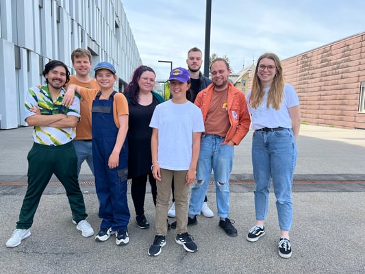 Unser grandioses Filmteam.