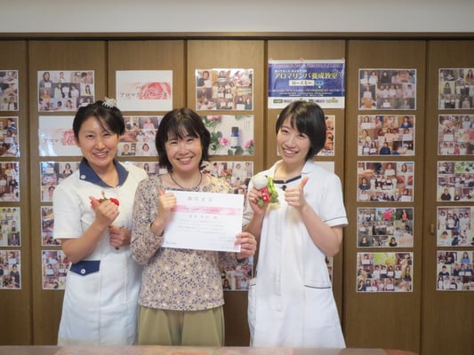 栄 矢場町 アロマ リンパ セラピスト スクール ローズミー 養成教室 マッサージ 名古屋 資格 講座 教室 ボランティア イベント　１日　ハンド