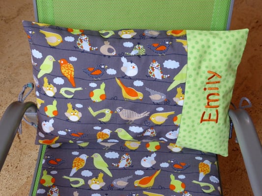 ...im Set mit einem passenden... (Stoff nur noch mit türkisem Hintergrund (statt grau) vorrätig)