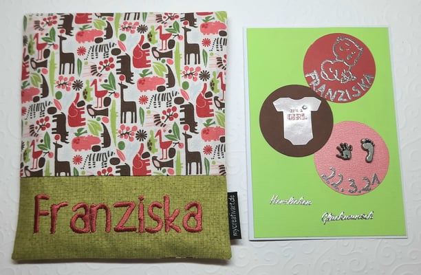 GWK Wilde Tiere koralle-grün-braun