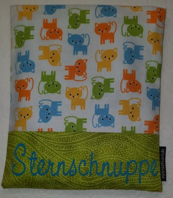 BK Katzen mit grünem Schrift-Hintergrund (geplottet)