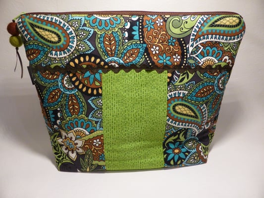 ... und die Tasche von der Rückseite (Motivstoff vergriffen)