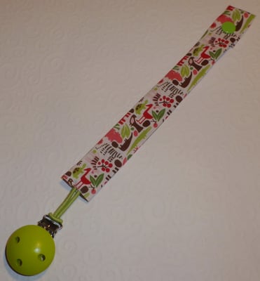 SK "Zootiere grün-braun-pink" - nur noch wenig Stoff da