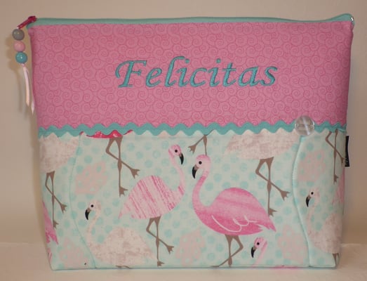 Dieser Flamingostoff ist leider vergriffen, aber ich habe noch viele weitere Flamingostoffe!