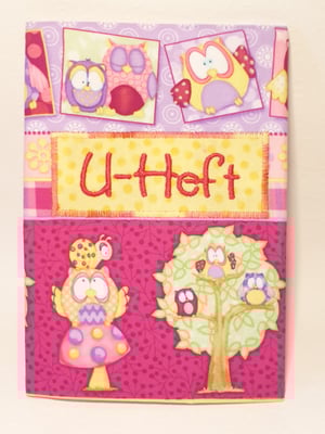 UH Eulen auf Bäumen pink, Stoff reicht nur noch für ein U-Heft