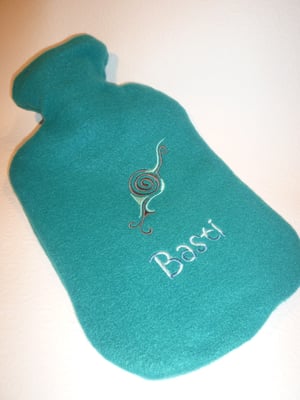 Wärmflasche mit Namen + Stickerei