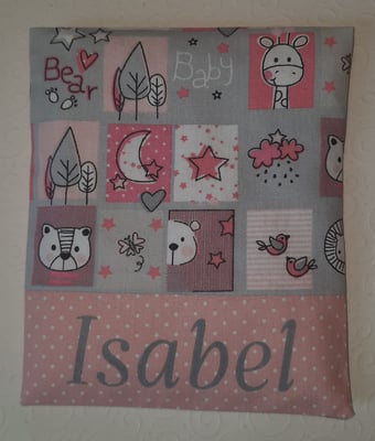 BK Rechtecke grau-rosa (geplottet; nur noch wenig Stoff da!)