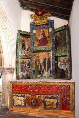 El retablo de los Luna, dedicado a San Cornelio y San Cipriano