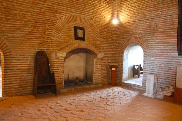 Interior castillo de Coca