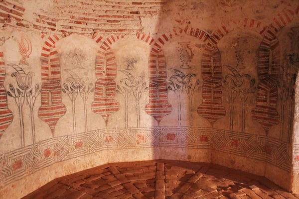 Interior castillo de Coca