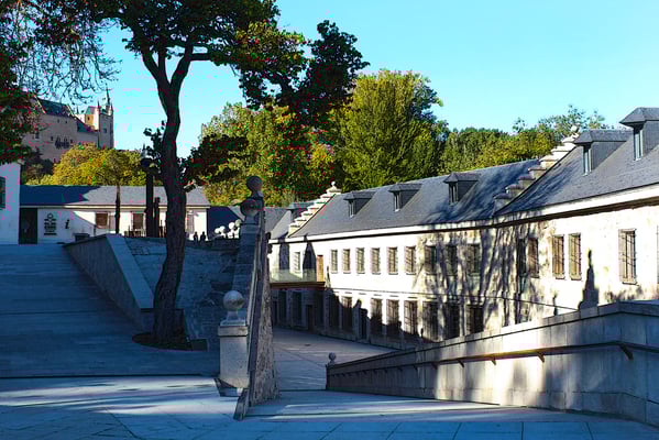 Edificio principal de la Casa de Moneda en Segovia 