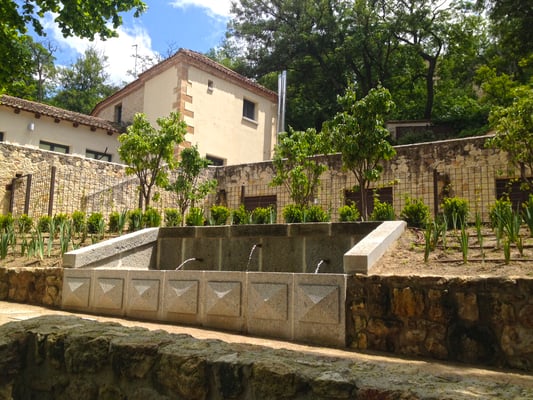 Jardín del Rey en La Casa de la Moneda de Segovia