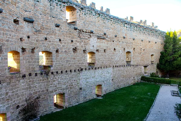 Interior del castillo