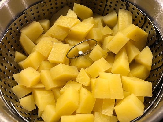 gewürfelte Kartoffeln