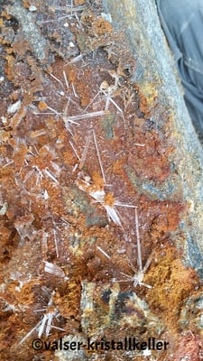 Gipskristalle - Lugnez Val Lumnezia Graubünden Schweiz