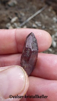 Kleiner Hämatitquarz - Vals Graubünden