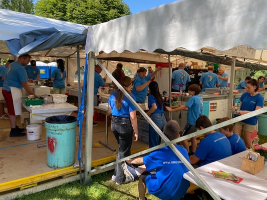 Fischessen 2022 in der Badstube in Laufenburg. (Foto CC)