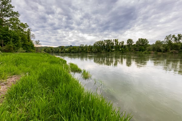 Hoher Wasserstand bei Rossgarten, Schwaderloch. (Foto PC)