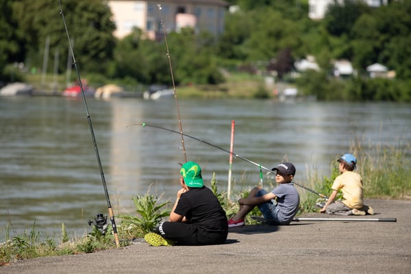 Jungfischer-Schnuppernachmittag der Fischerzunft Laufenburg, 26. Juni 2021. (Foto CC)