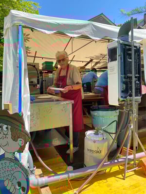 Fischessen 2022 in der Badstube in Laufenburg. (Foto CC)