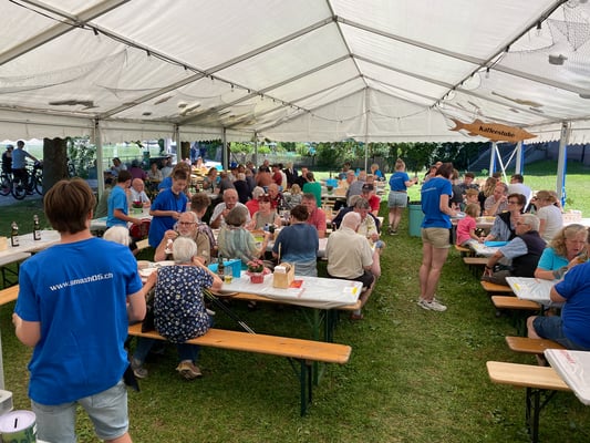 Fischessen 2022 in der Badstube in Laufenburg. (Foto CC)
