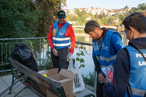 Rheinuferputzete / Clean-Up-Day September 2021. (Foto CC)