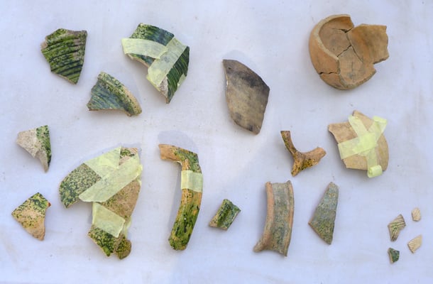 tessons de céramique