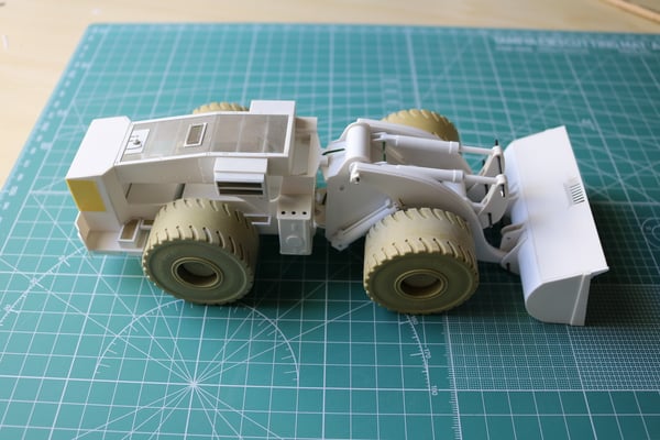 Passprobe der Schaufel