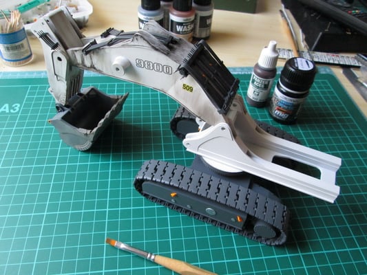 Immer ein besonderer Moment wenn fertige Teile zusammengefügt werden