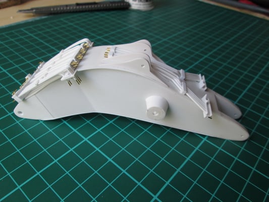 Der Ausleger, die vielen Hydraulikleitungen kosteten mich viele Nerven...