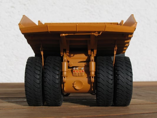 Die imposante Heckansicht