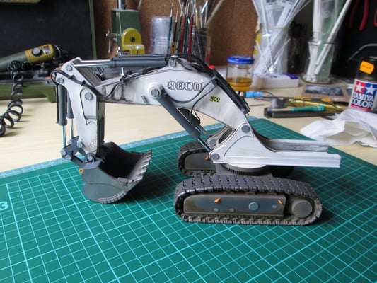 Die Alterung der Teile wurde schon im Bauzustand vorgenommen, da dies sonst später nur schwer möglich gewesen wäre