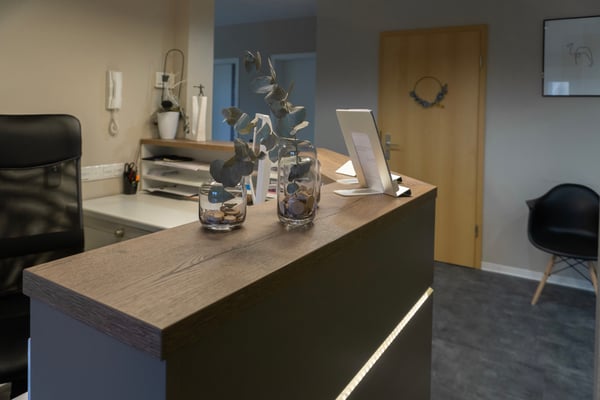 Empfang Zentrum für MKG-Chirurgie (Gera), Foto: Christoph Meiland