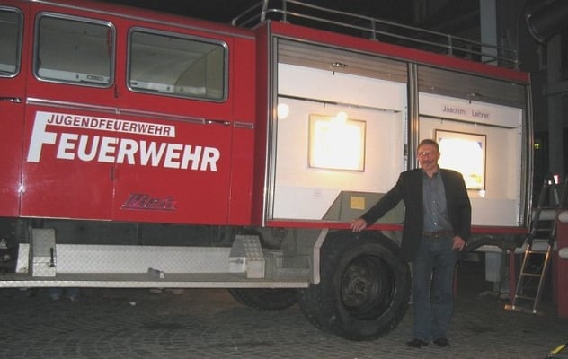 Ausstellungsfeuerwährwagen von Johachin Lehrer