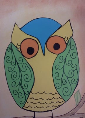 Collage owl