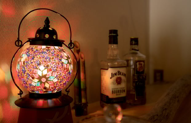 雰囲気のあるランプ