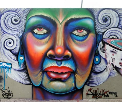 "Abuelita"  Mural by Shalak, Sao Paulo, Brazil. 2013