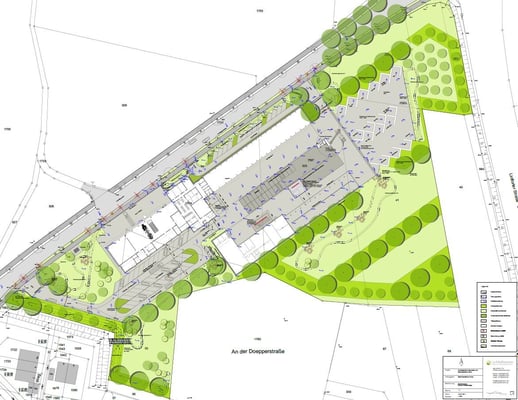 Entwurf - Kombistandort Baubetriebshof Feuerwehr Neukirchen-Vluyn