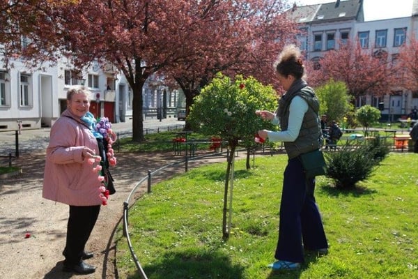 Kirschblütenfest Alexanderplatz, Krefeld (Foto: Siti Jubaede-Gräfe)