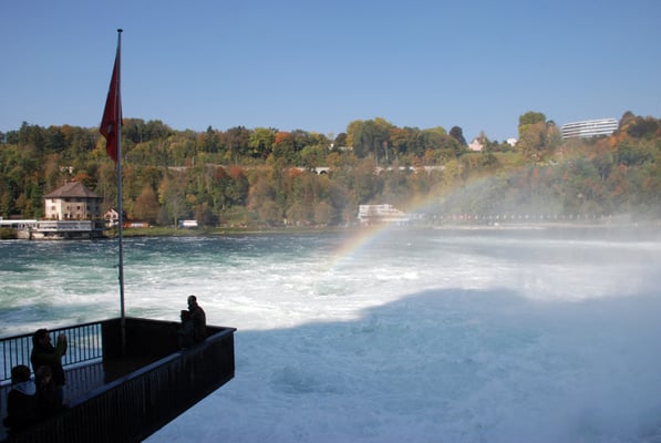 Nr. 208/ 11.10.10 / Neuhausen Rheinfall Aussichtsbalkon/ 3872 x 2592 / JPG-Datei