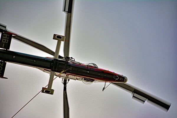 5130 /  Woche 30 / Sihltal Helikopter K-Max beim Holztransport