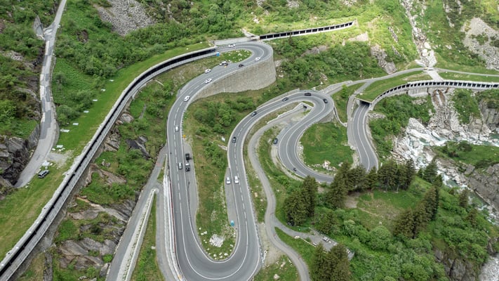 Woche 21, Schöllenen Gotthard-Passstrasse