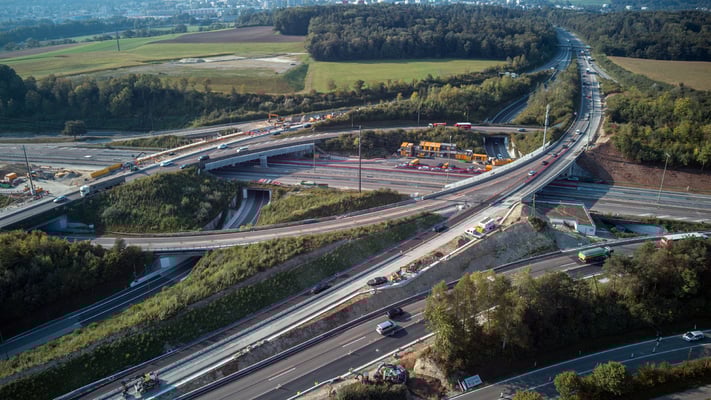 2020, Woche 43, Weininger-Autobahnkreuz