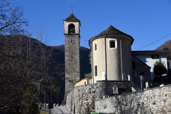 Woche 6, Kirche von Mergoscia TI